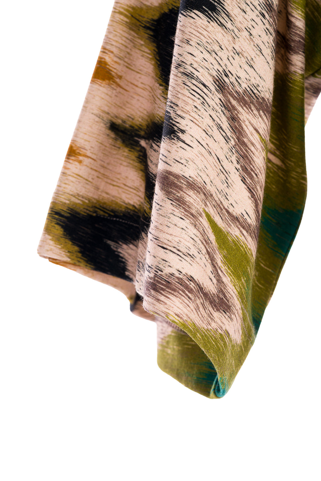 Multicoloured blouse 3/4 sleeves in brown Multicoloured blouse 3/4 sleeves in brown