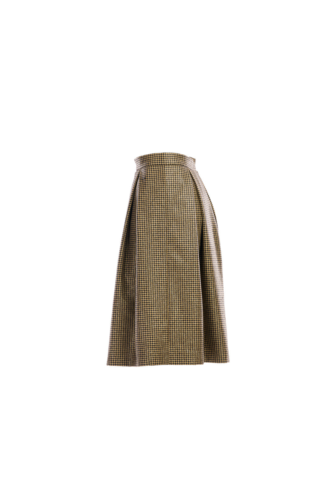 Middle-length skirt in Golden pepita Middle-length skirt in Golden pepita