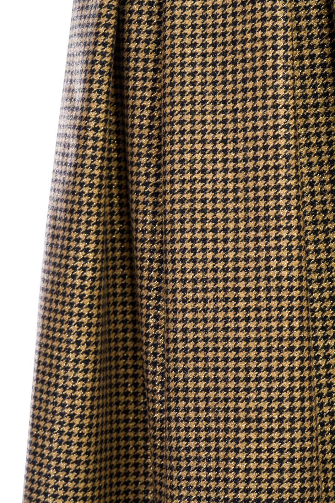 Middle-length skirt in Golden pepita Middle-length skirt in Golden pepita