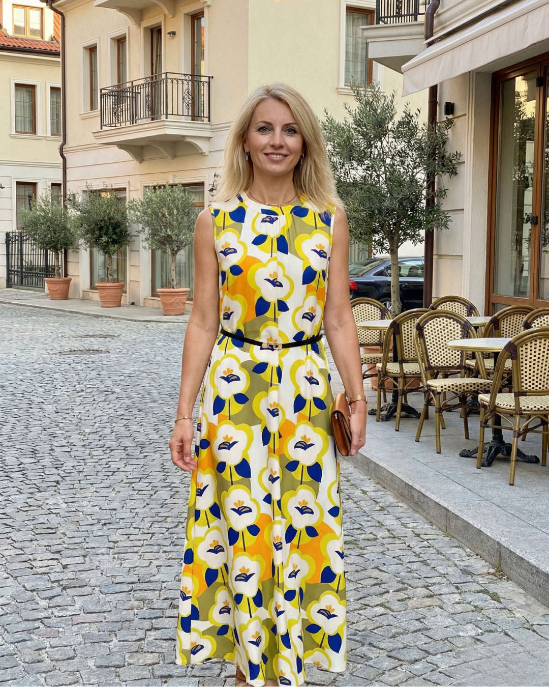Dress Floral Viscose Maxi Dress yellow Dress Floral Viscose Maxi Dress yellow