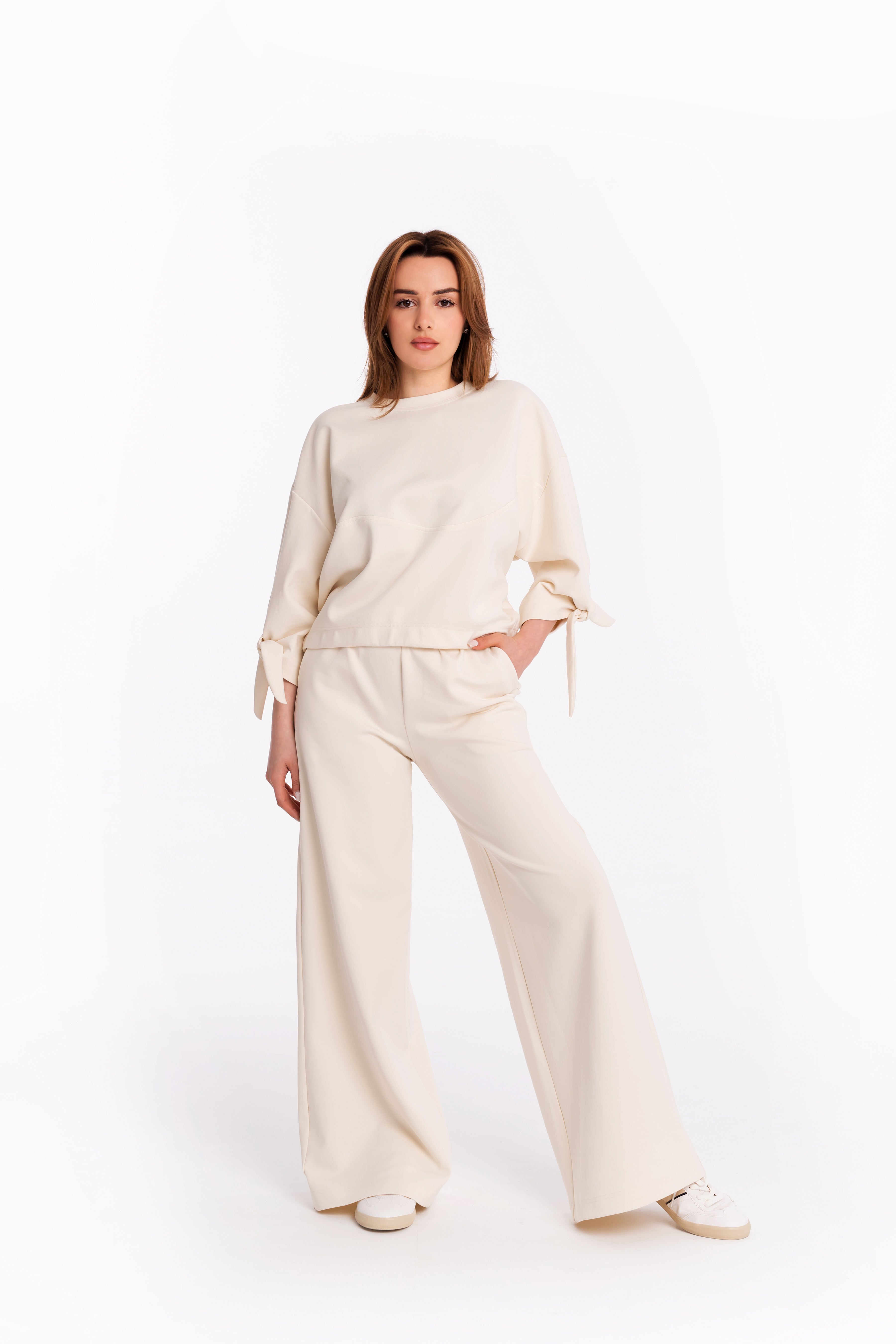 Tracksuit trousers in champaign colour Tracksuit trousers in champaign colour