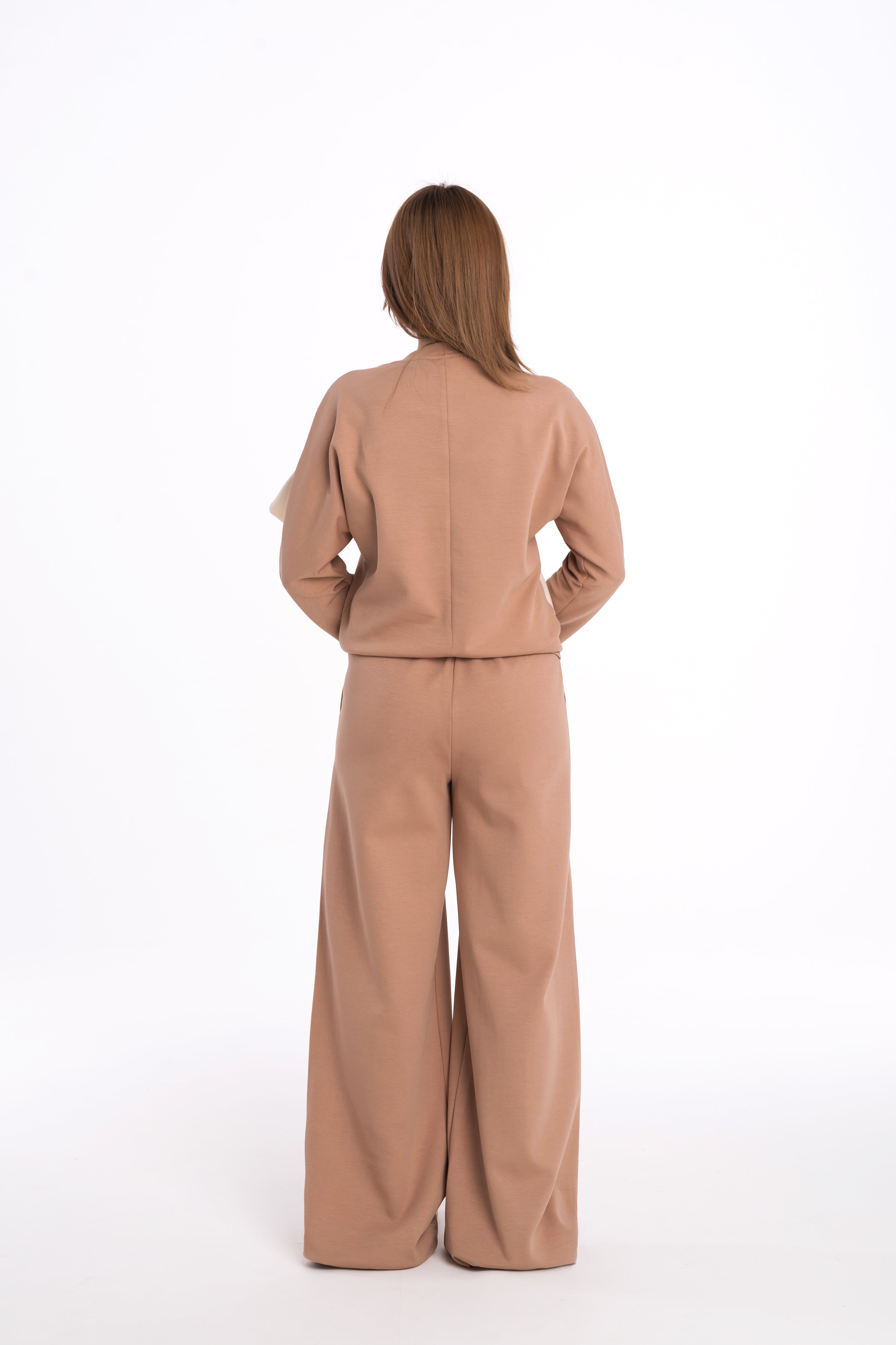 Tracksuit trousers in choco milk colour Tracksuit trousers in choco milk colour