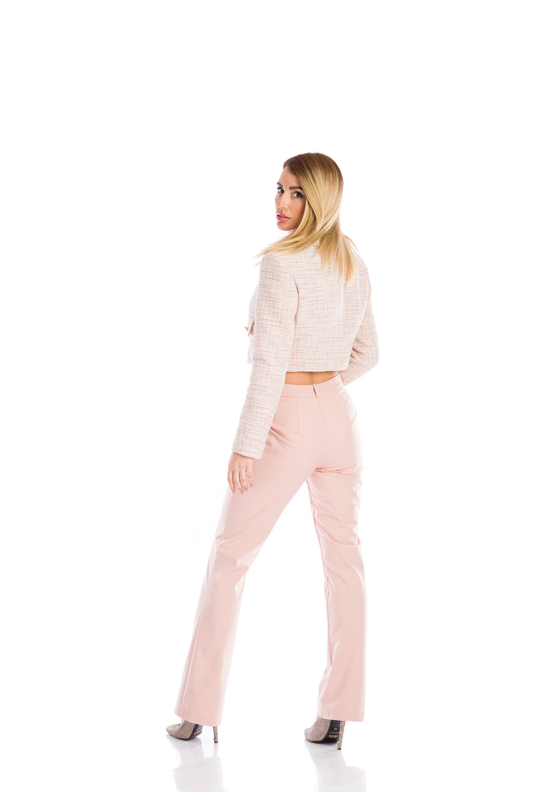 Pants in peach colour Pants in peach colour