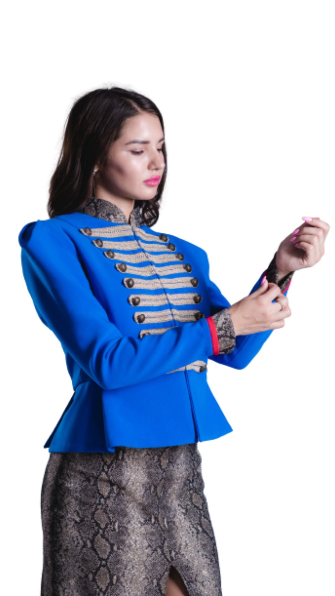 Пола в елегантен стил с животнксиии принт Пола в елегантен стил с животнксиии принт