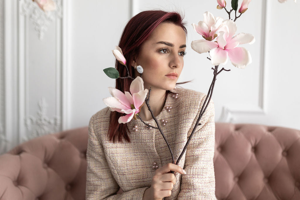 JACKET PINK BOUCKLE LONG HALF CLOSH JACKET PINK BOUCKLE LONG HALF CLOSH