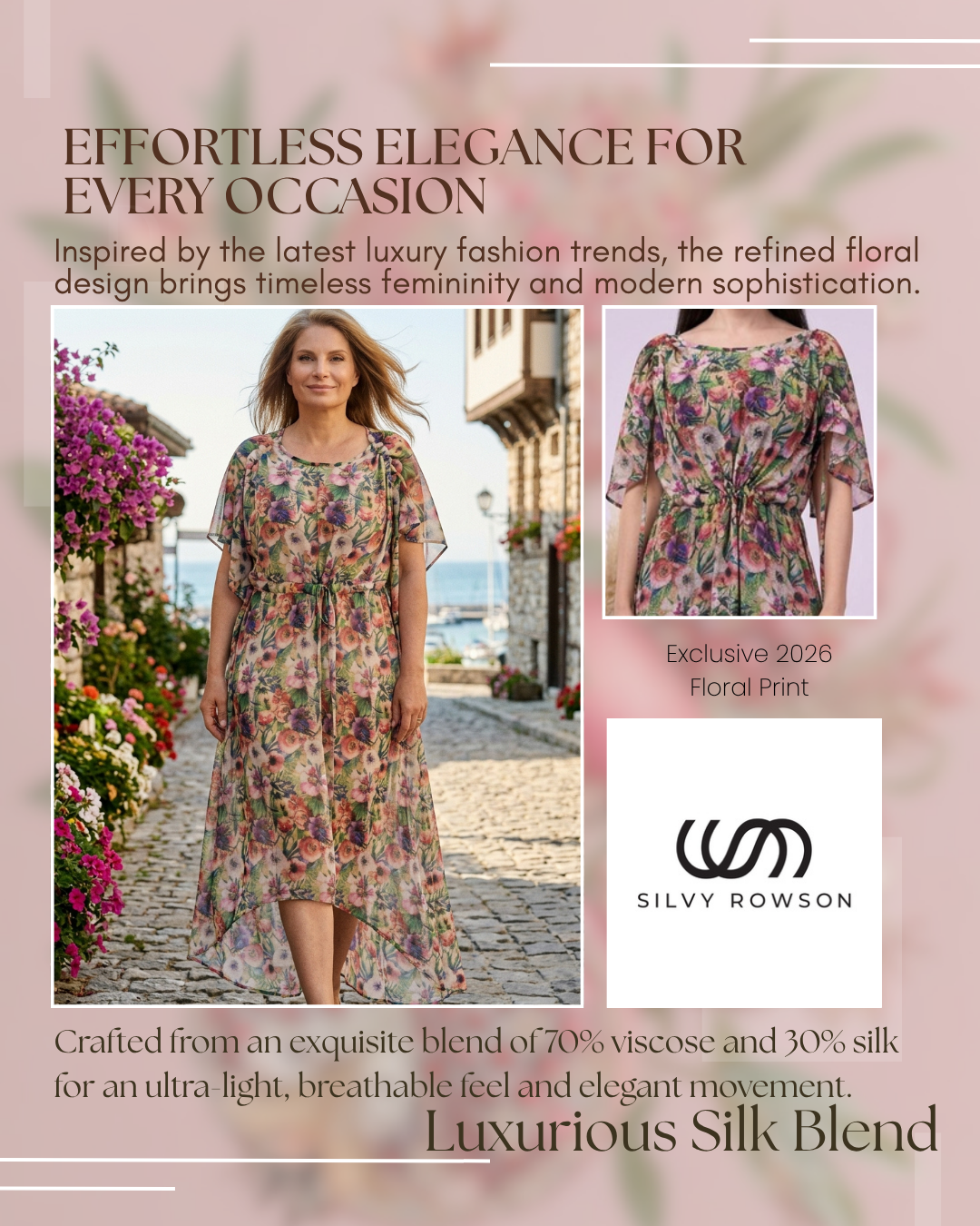 Floral Silk-Blend Maxi Dress Floral Silk-Blend Maxi Dress