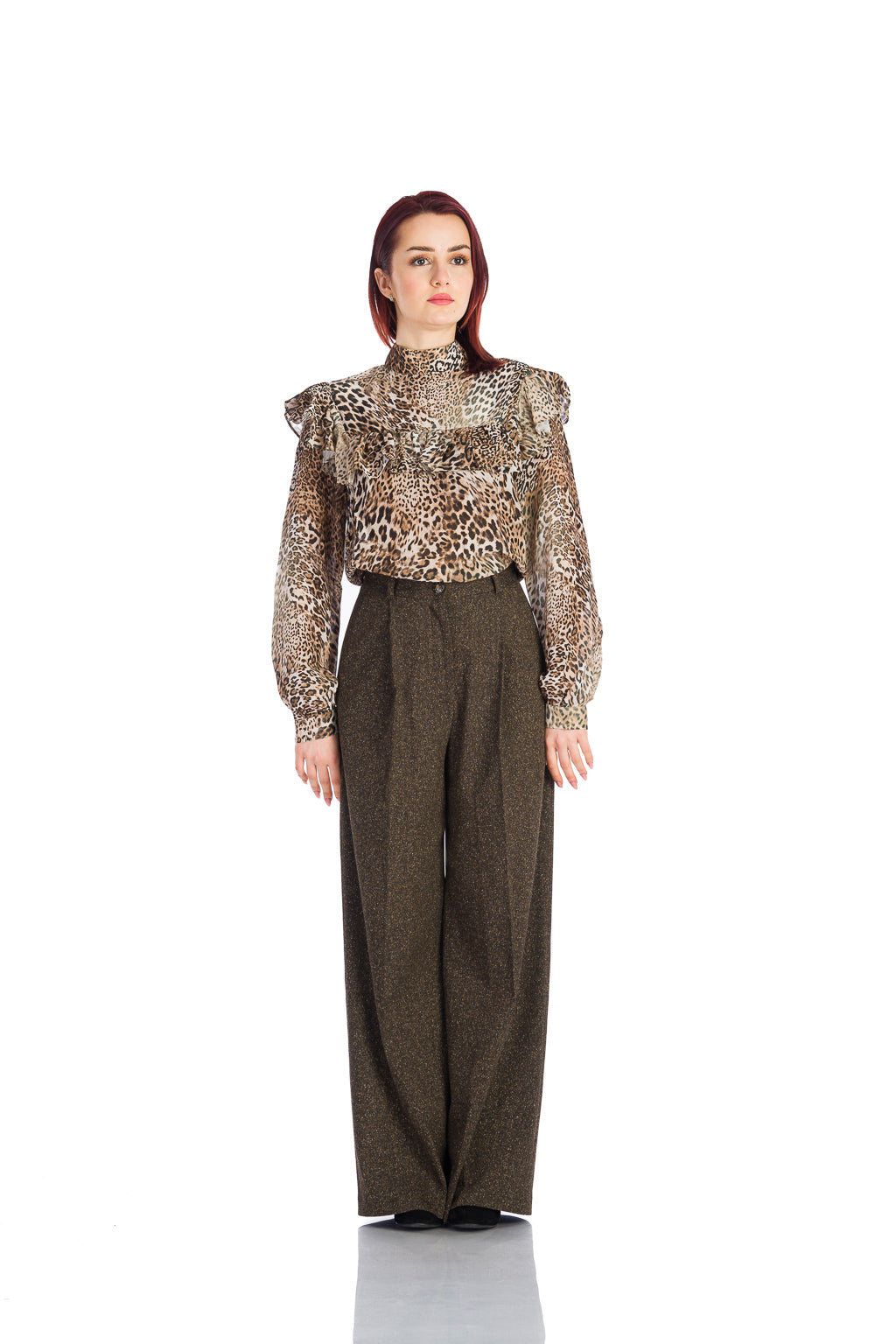 Blouse leopard impression Blouse leopard impression