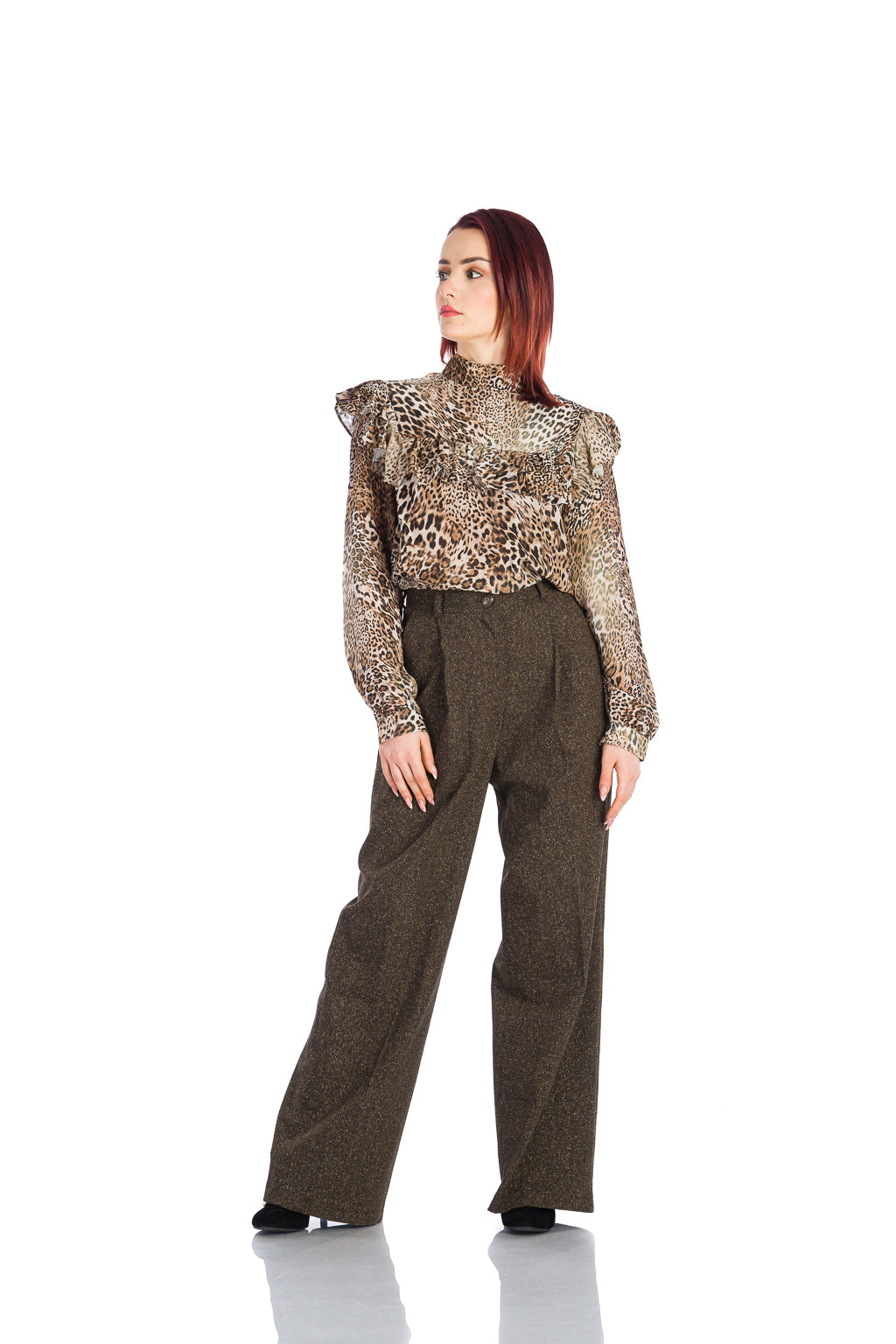 Blouse leopard impression Blouse leopard impression