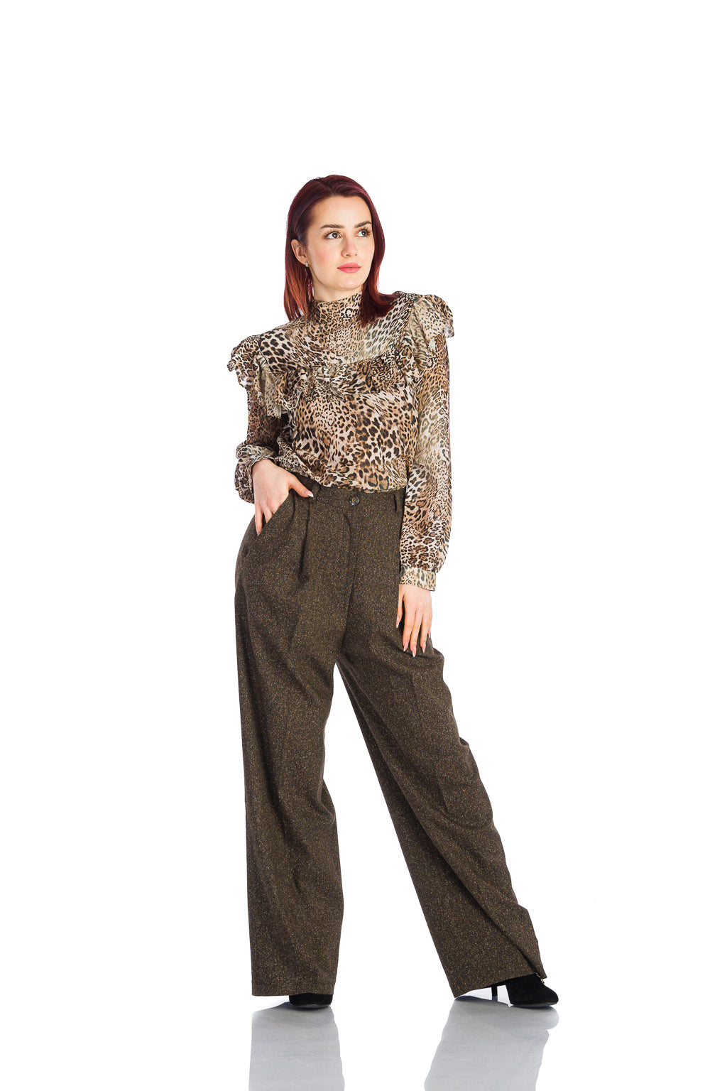 Blouse leopard impression Blouse leopard impression