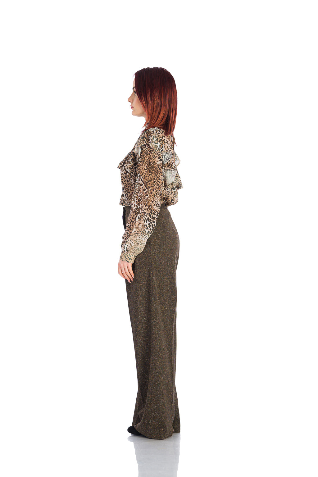 Blouse leopard impression Blouse leopard impression
