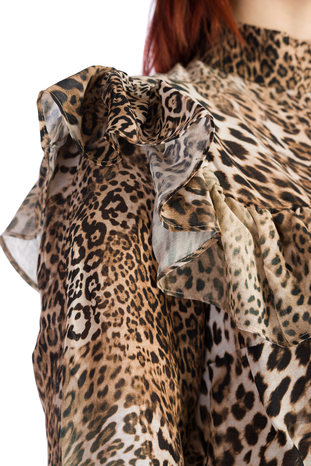 Blouse leopard impression Blouse leopard impression