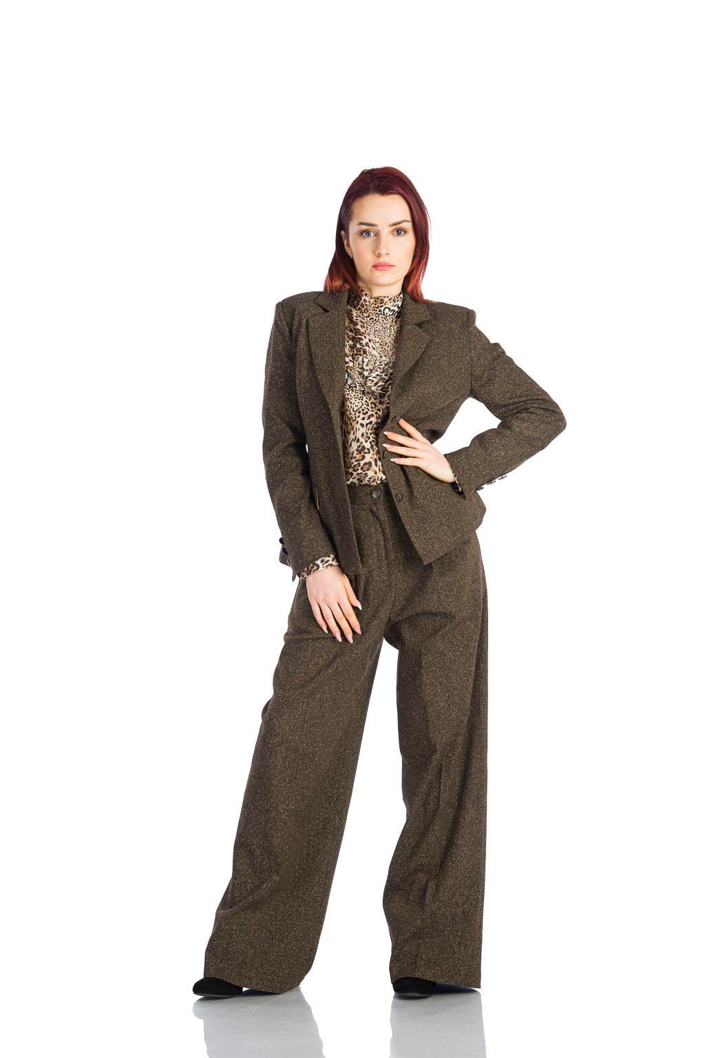 Woolen pants in brown Woolen pants in brown