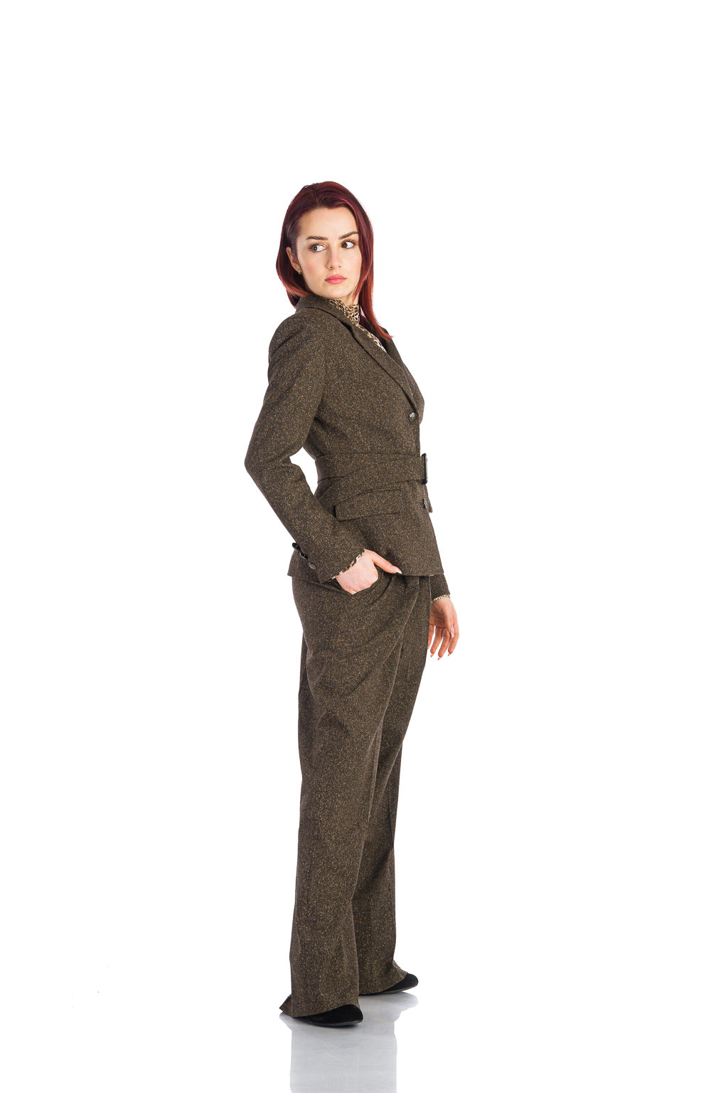 Woolen pants in brown Woolen pants in brown