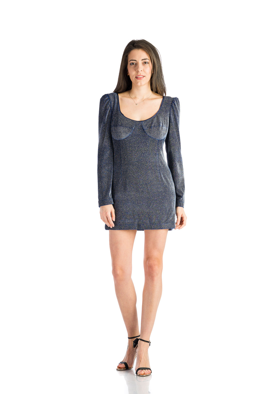 DRESS BLUE SPARKLING DRESS BLUE SPARKLING