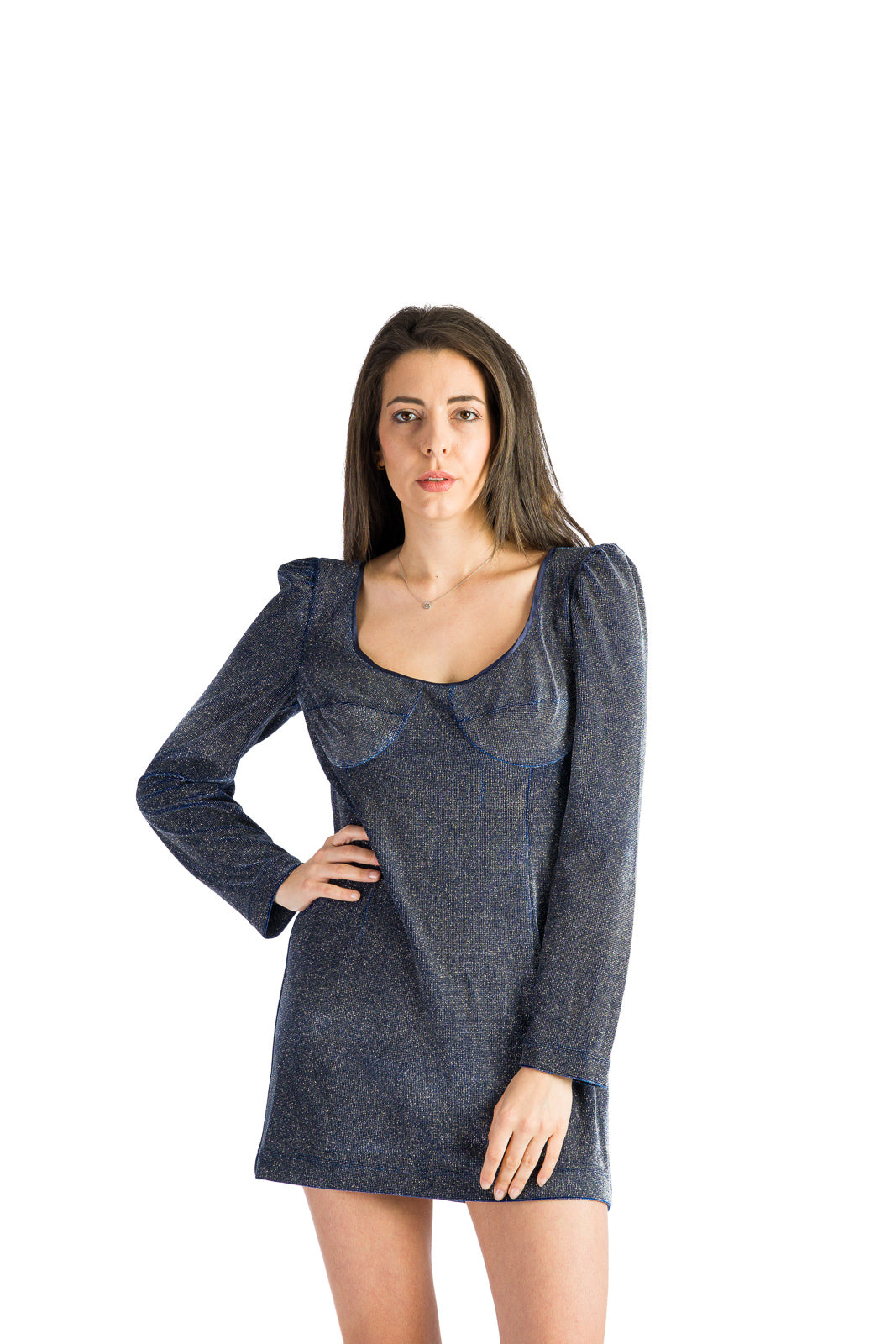 DRESS BLUE SPARKLING DRESS BLUE SPARKLING