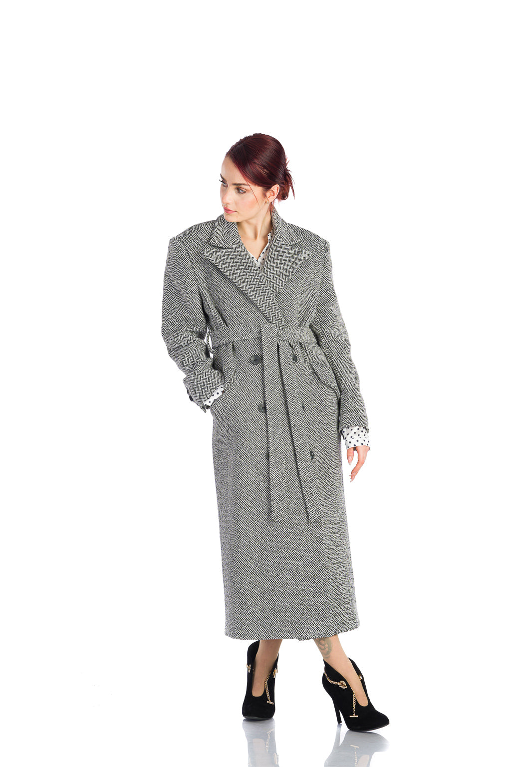 Black-white coat Black-white coat