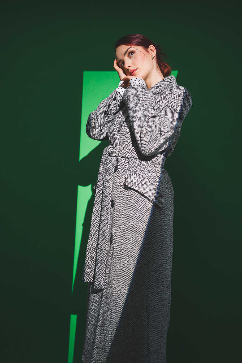 Black-white coat Black-white coat