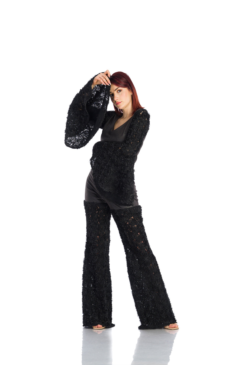 Charlston pants 3D roses Charlston pants 3D roses