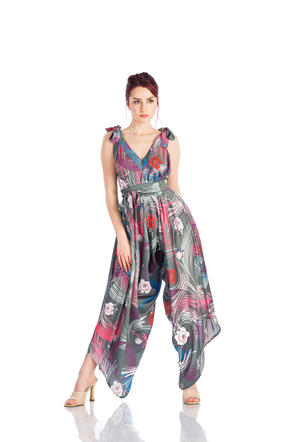 Jumpsuit with extra loose legs Jumpsuit with extra loose legs