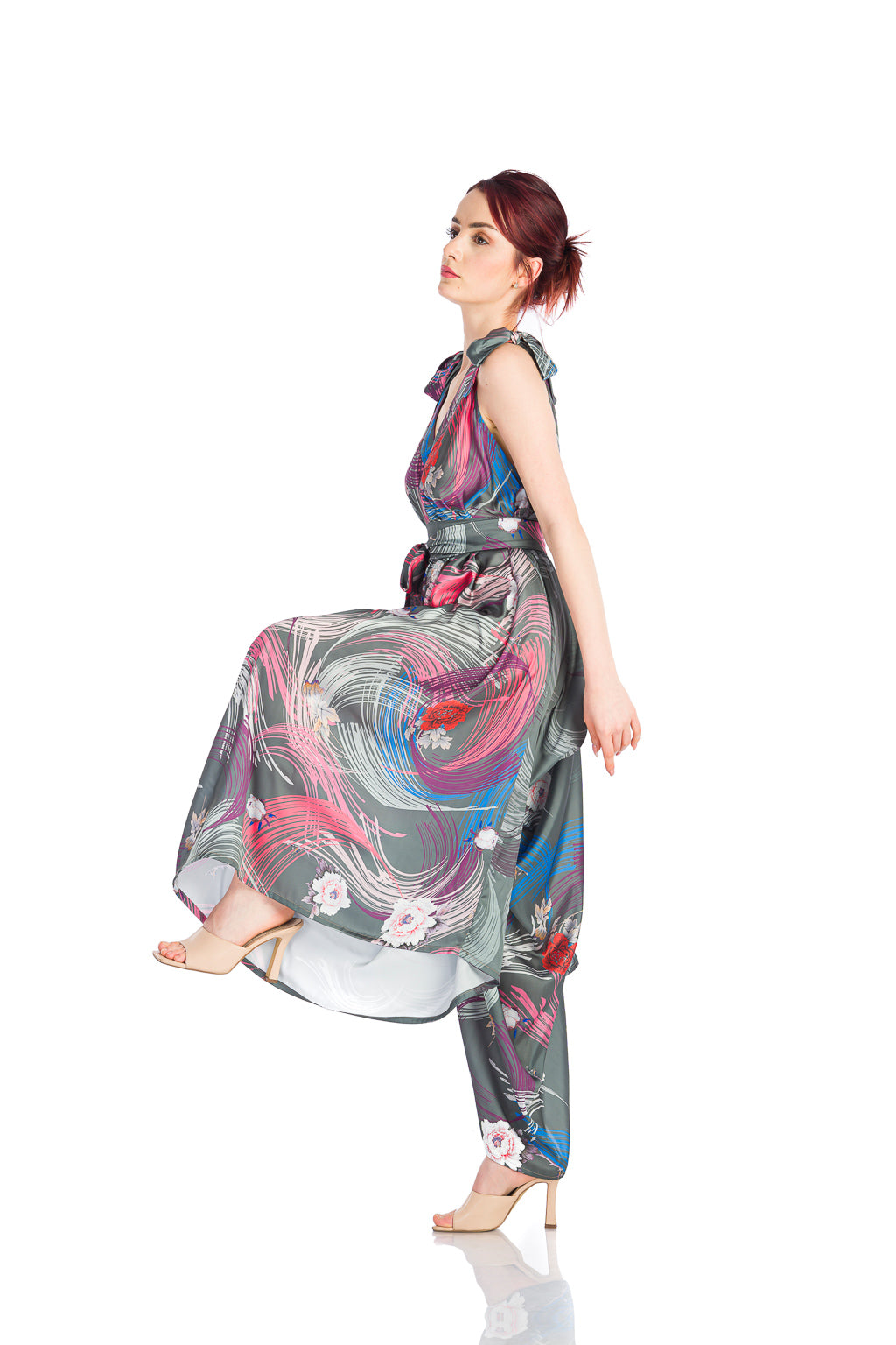 Jumpsuit with extra loose legs Jumpsuit with extra loose legs