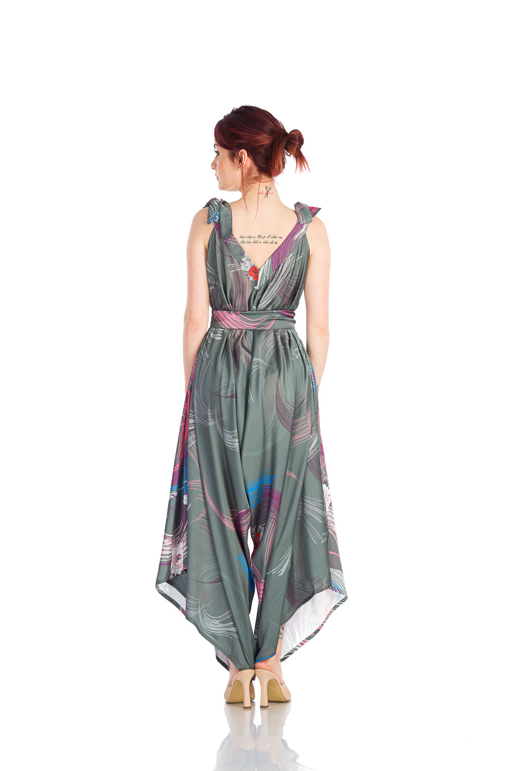 Jumpsuit with extra loose legs Jumpsuit with extra loose legs