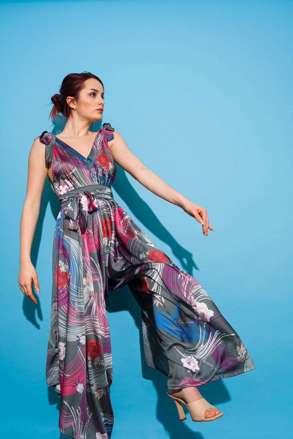 Jumpsuit with extra loose legs Jumpsuit with extra loose legs
