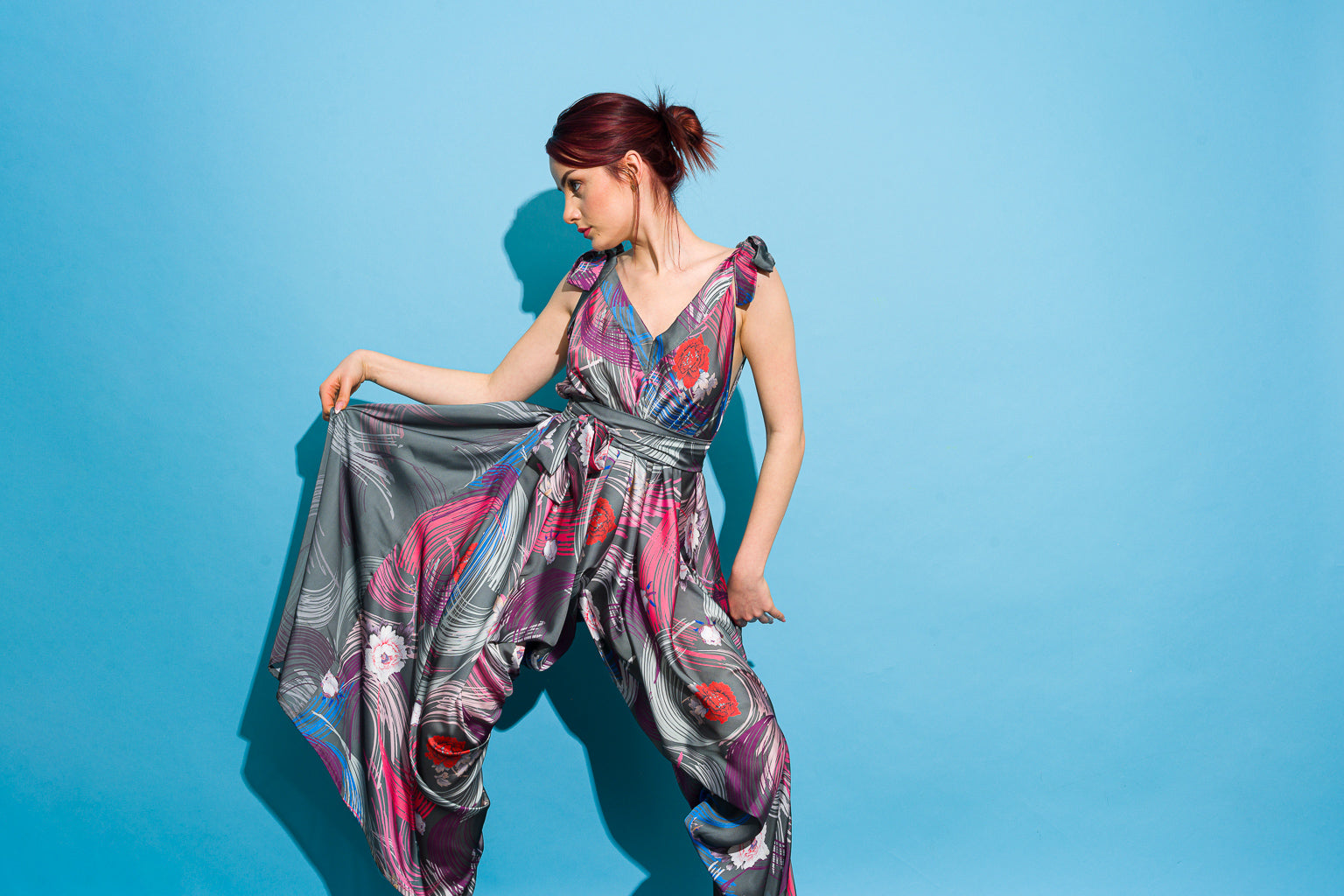 Jumpsuit with extra loose legs Jumpsuit with extra loose legs
