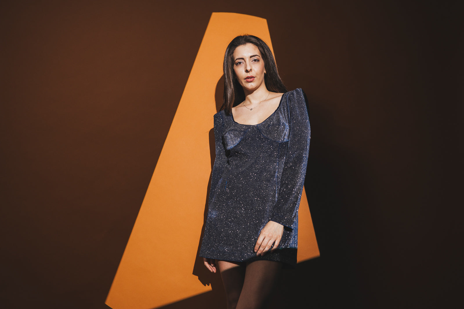 DRESS BLUE SPARKLING DRESS BLUE SPARKLING