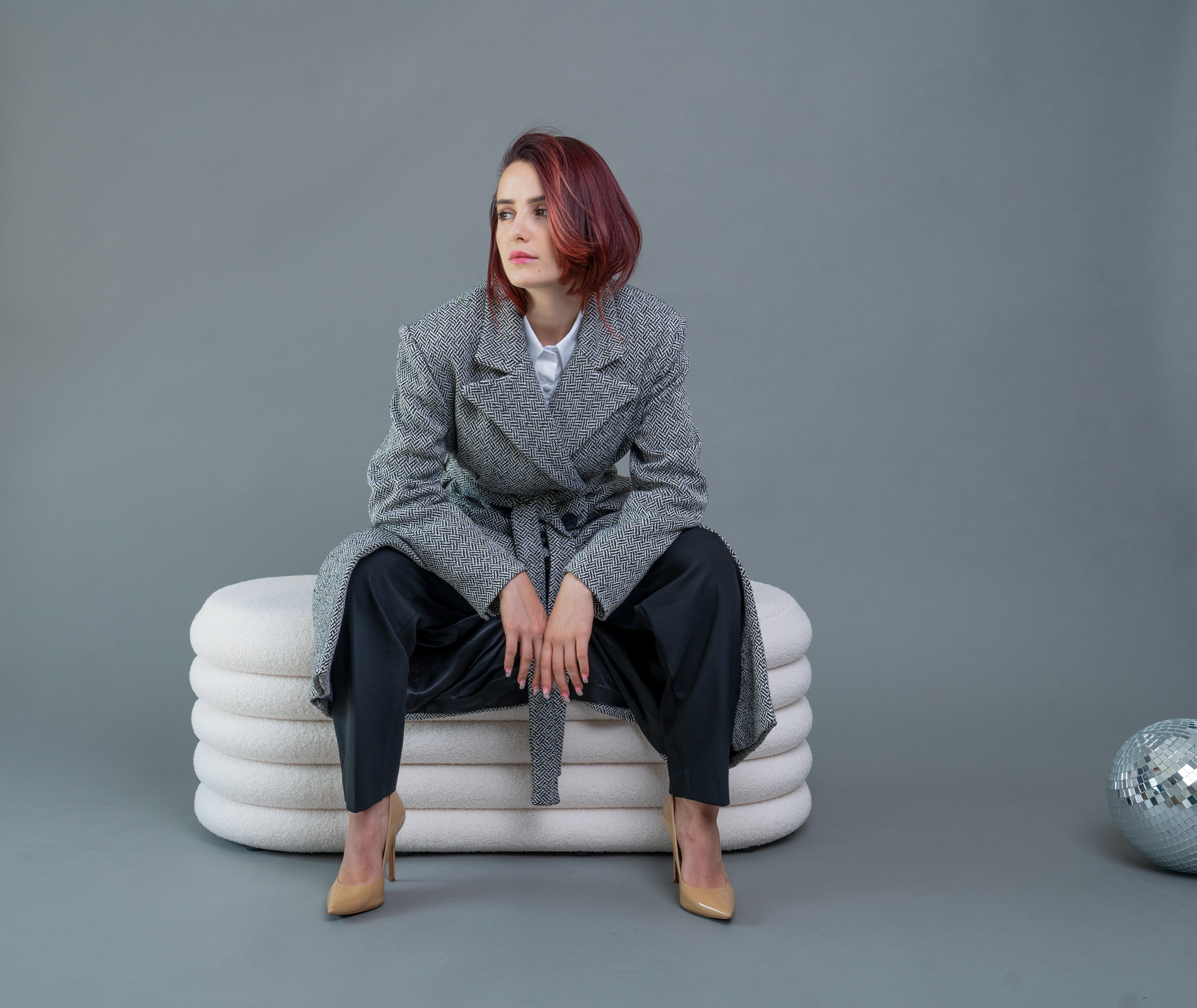 Black-white coat Black-white coat