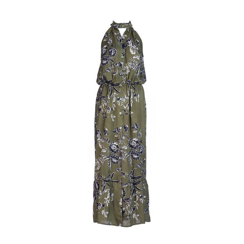 Sleeveless dress in green Sleeveless dress in green