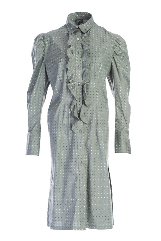 Shirt-dress olive green Shirt-dress olive green
