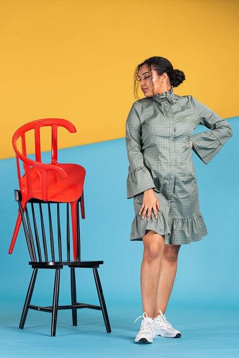 Shirt dress Retro style Shirt dress Retro style