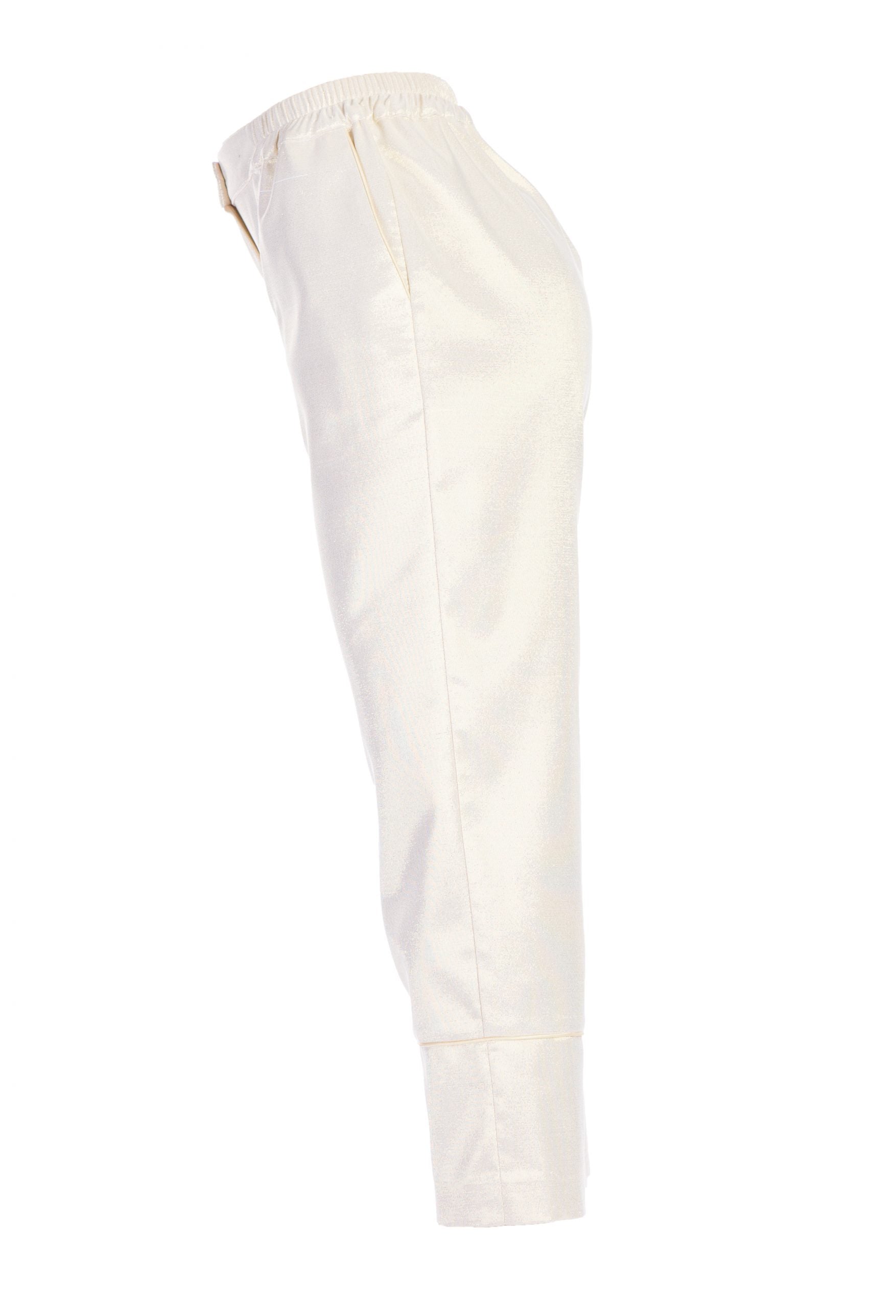 Elegant pants with gold sheen Elegant pants with gold sheen