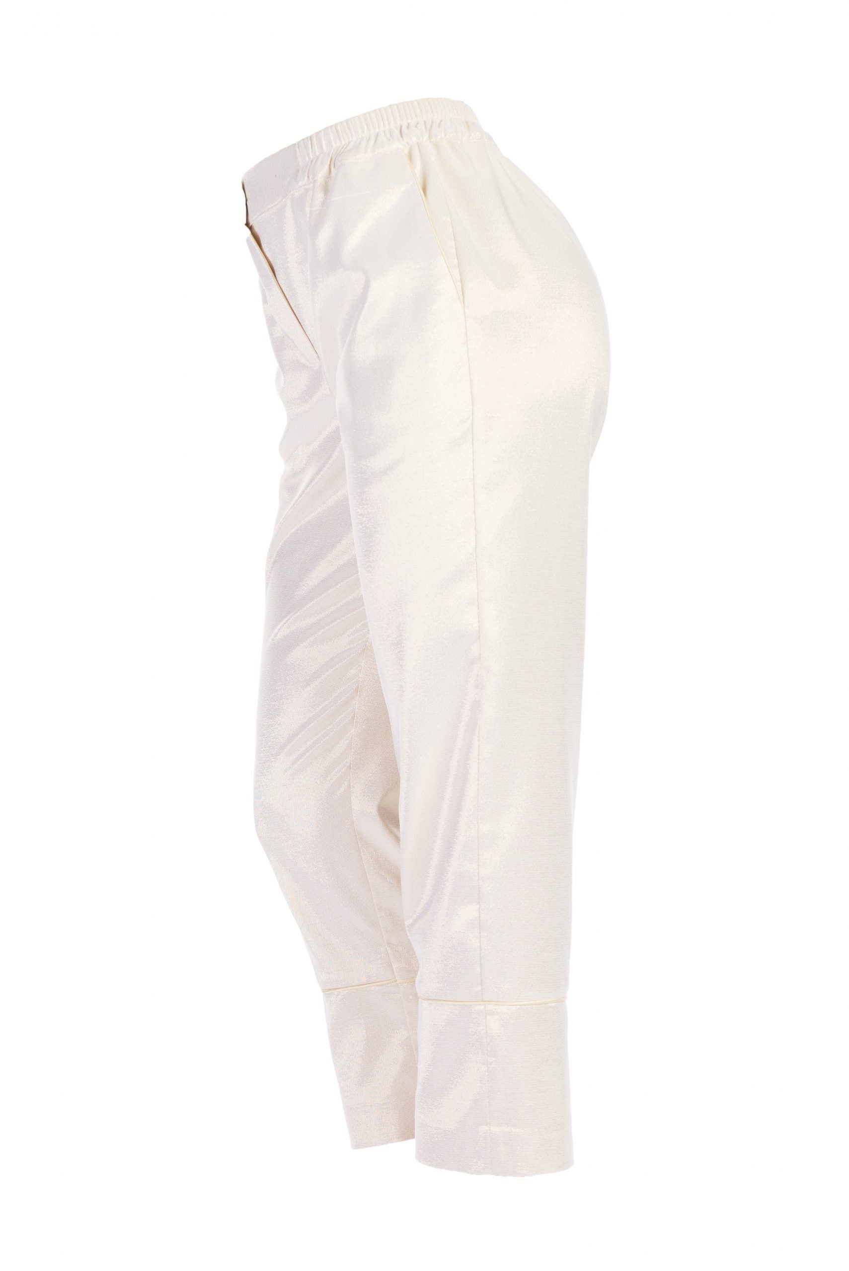 Elegant pants with gold sheen Elegant pants with gold sheen