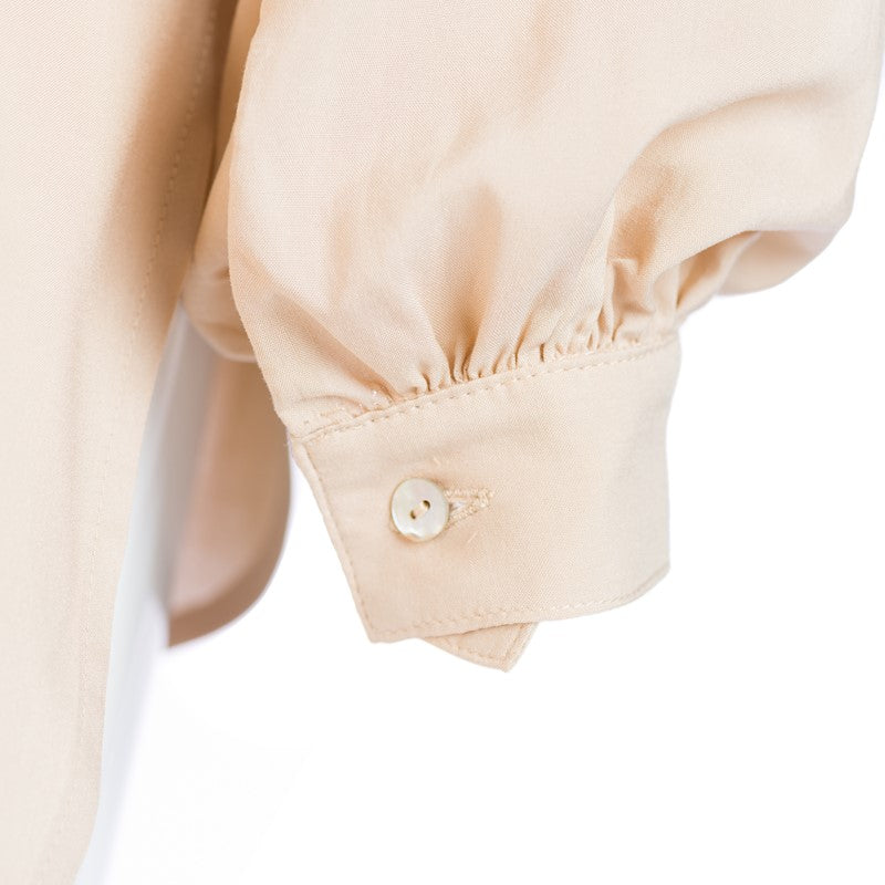 Beige shirt with detachable front Beige shirt with detachable front