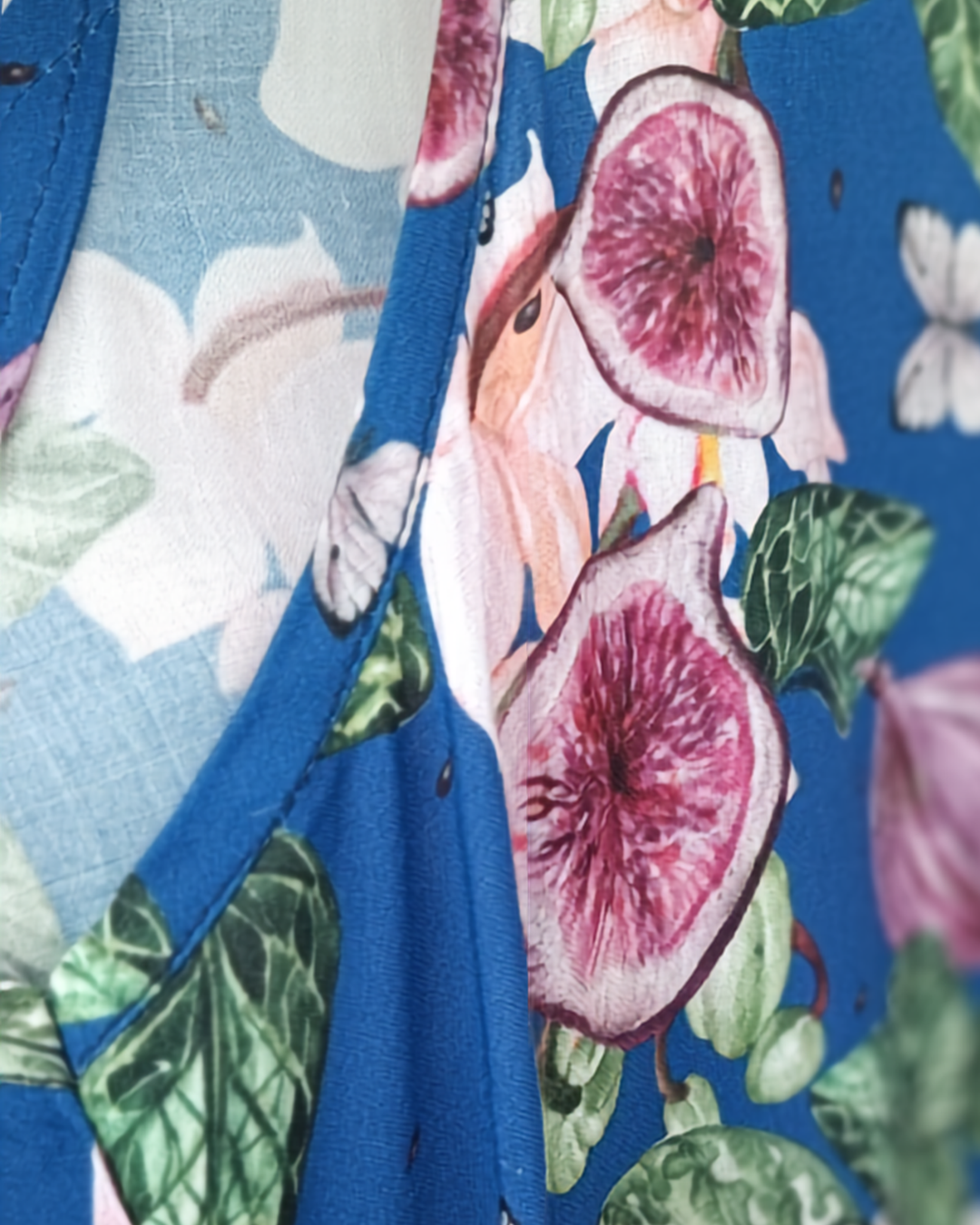 Dress Maxi Blue Viscose figs Dress Maxi Blue Viscose figs