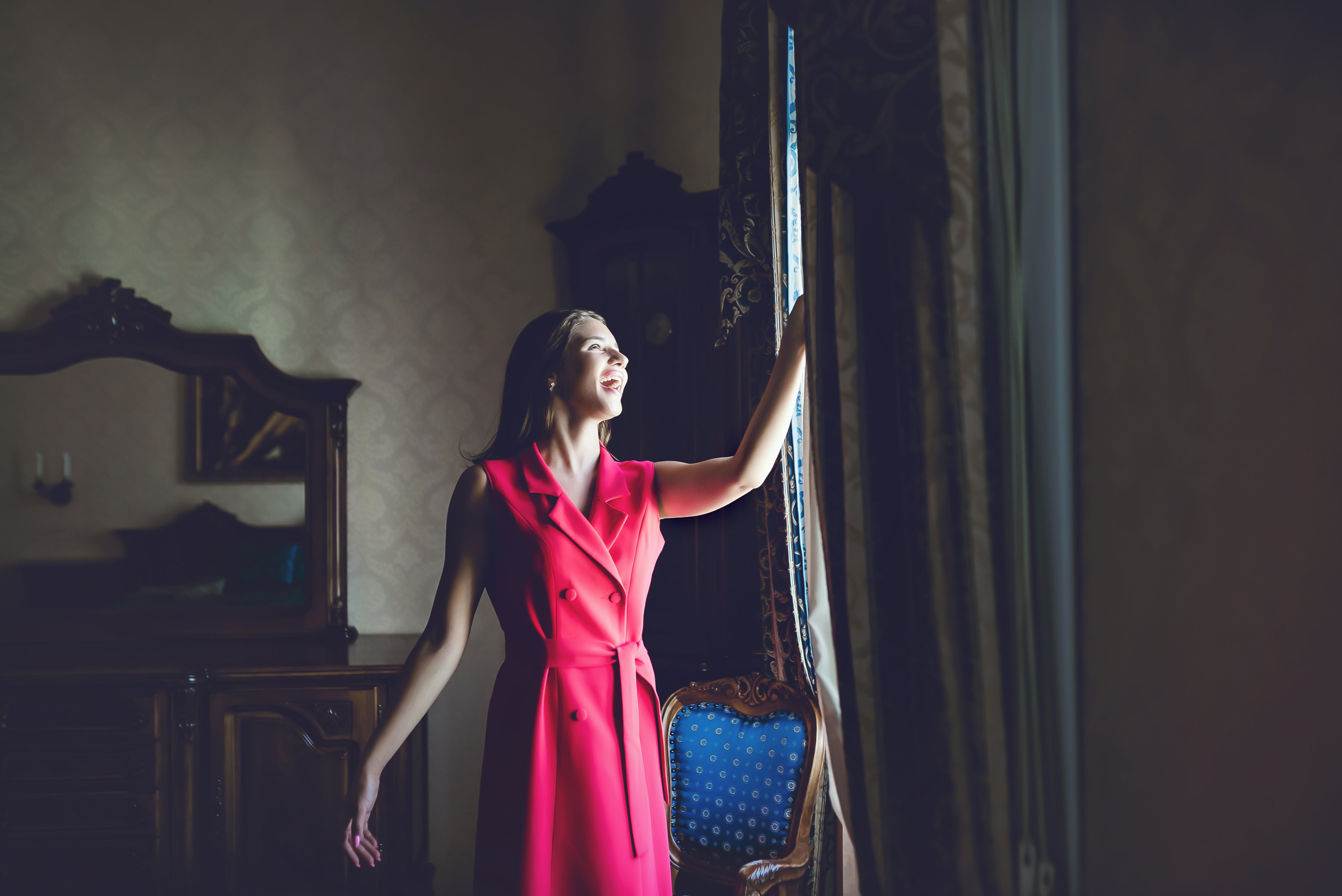Raspberry Georgette Midi Dress Raspberry Georgette Midi Dress
