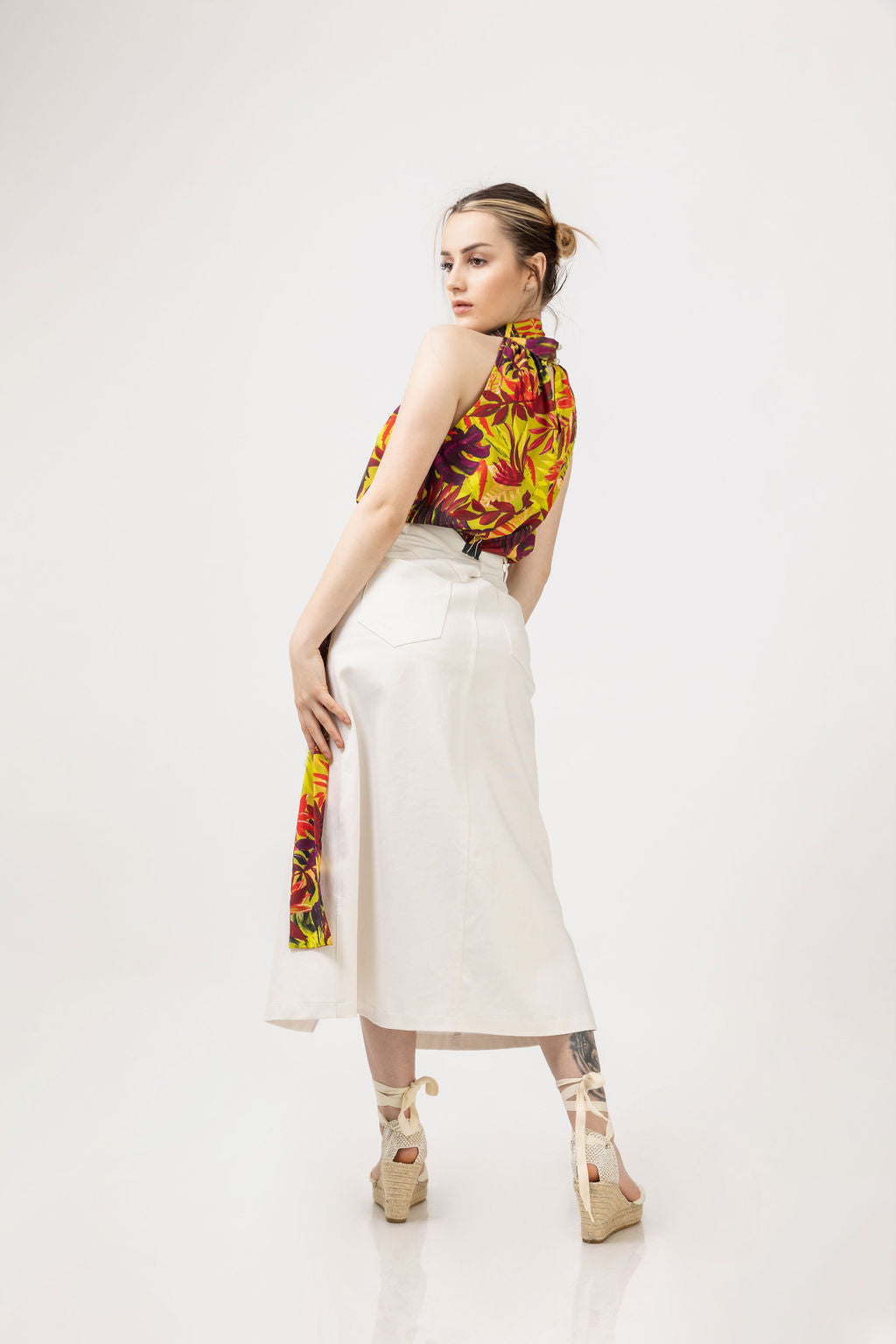 White cotton skirt White cotton skirt