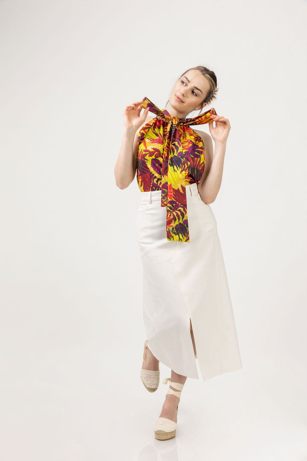 White cotton skirt White cotton skirt