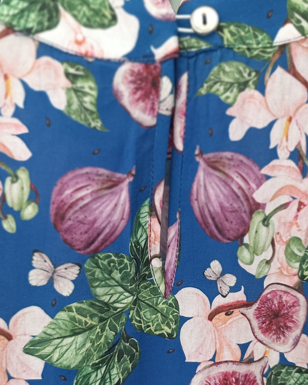 Dress Maxi Blue Viscose figs Dress Maxi Blue Viscose figs