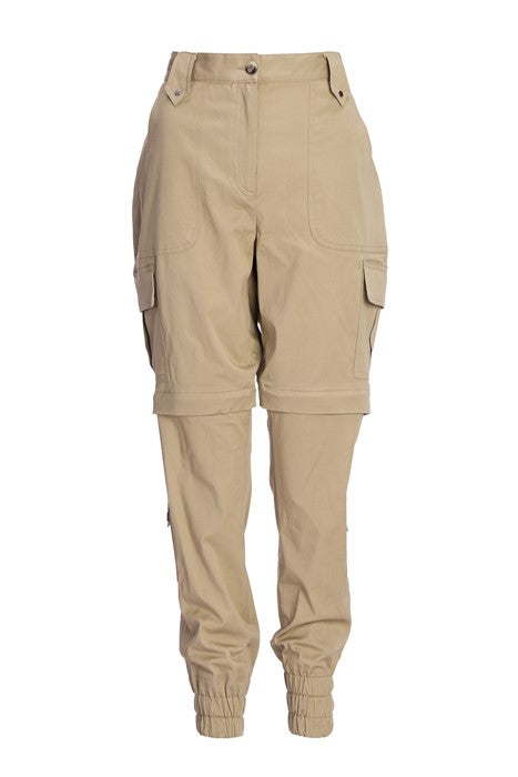 Cargo pants with detachable legs Cargo pants with detachable legs