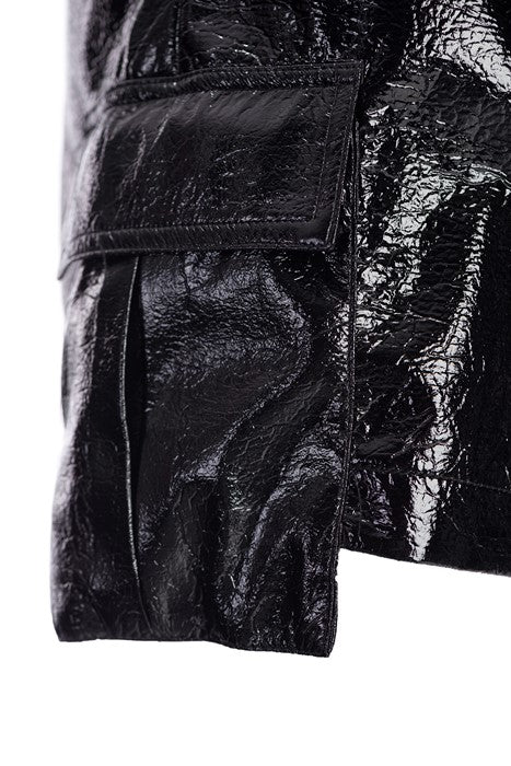 Short faux leather pants Short faux leather pants