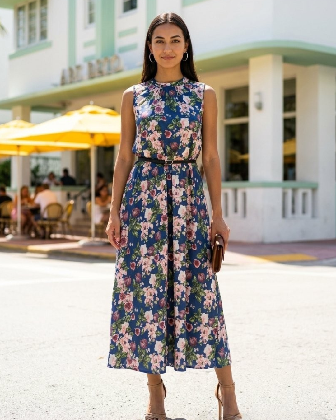 Dress Maxi Blue Viscose figs Dress Maxi Blue Viscose figs