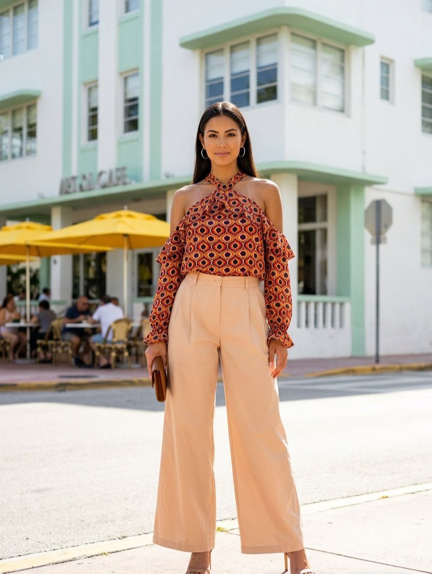 Pants wide-leg CRISTEN cotton Pants wide-leg CRISTEN cotton