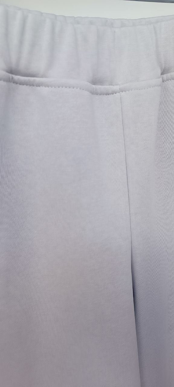 Pants wide-leg with button grey Pants wide-leg with button grey
