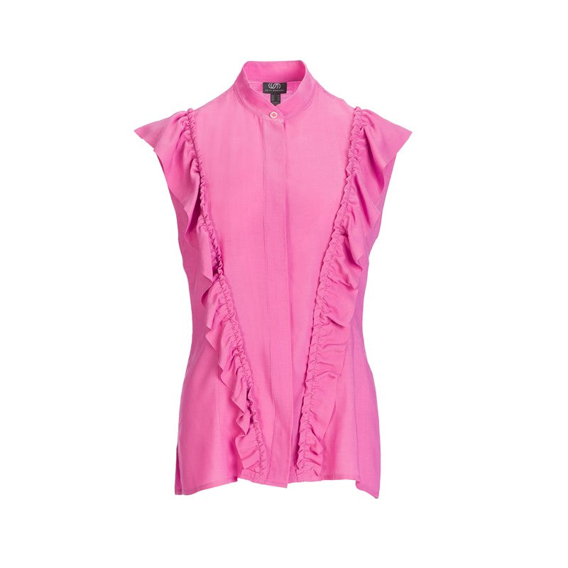 Shirt with curls on the front in pink Shirt with curls on the front in pink