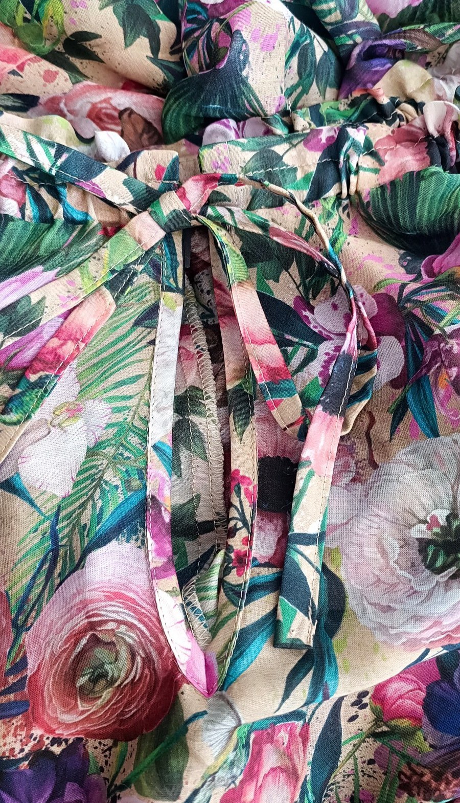 Floral Silk Viscose Blouse Floral Silk Viscose Blouse
