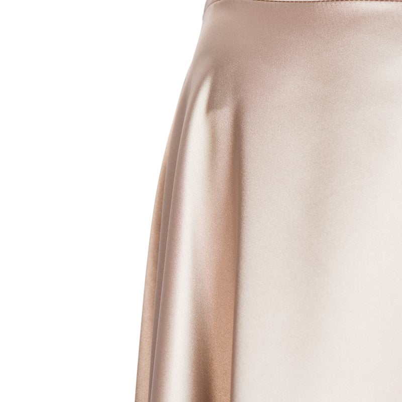 Long cloche skirt in cappuccino color Long cloche skirt in cappuccino color