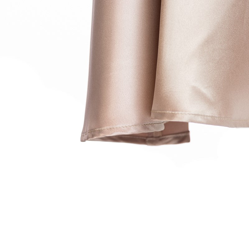Long cloche skirt in cappuccino color Long cloche skirt in cappuccino color