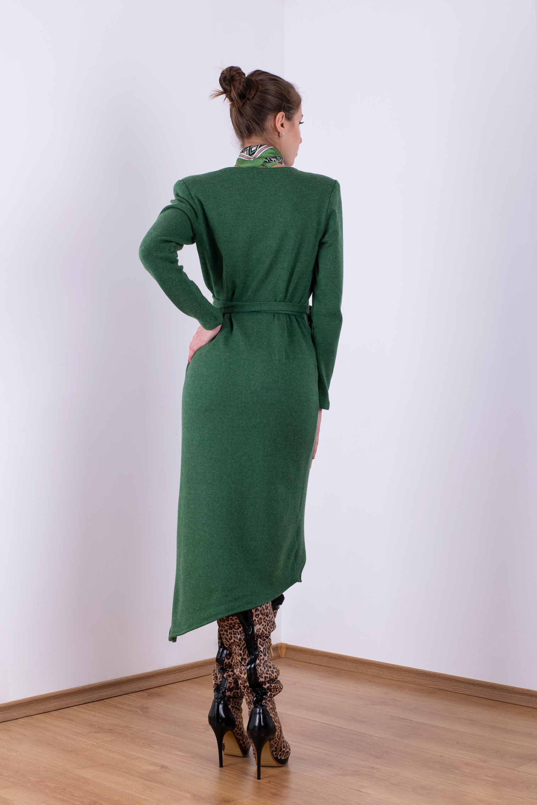 Abito in maglia abbracciami in stile verde Abito in maglia abbracciami in stile verde
